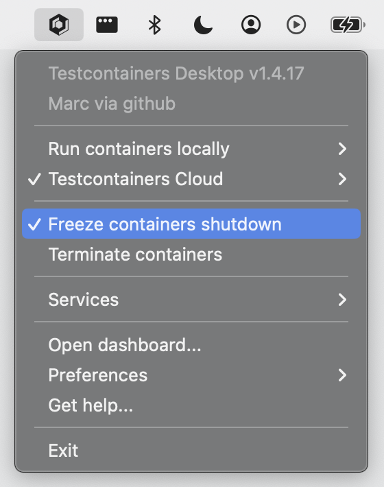 Testcontainers Desktop freeze containers shutdown