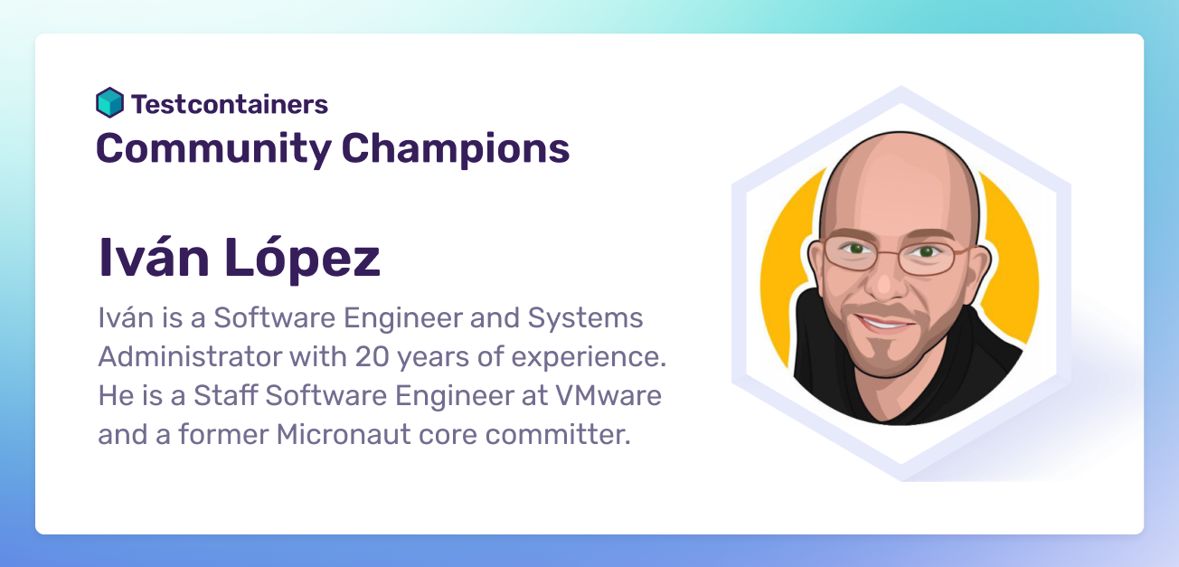 Community Champion Iván López