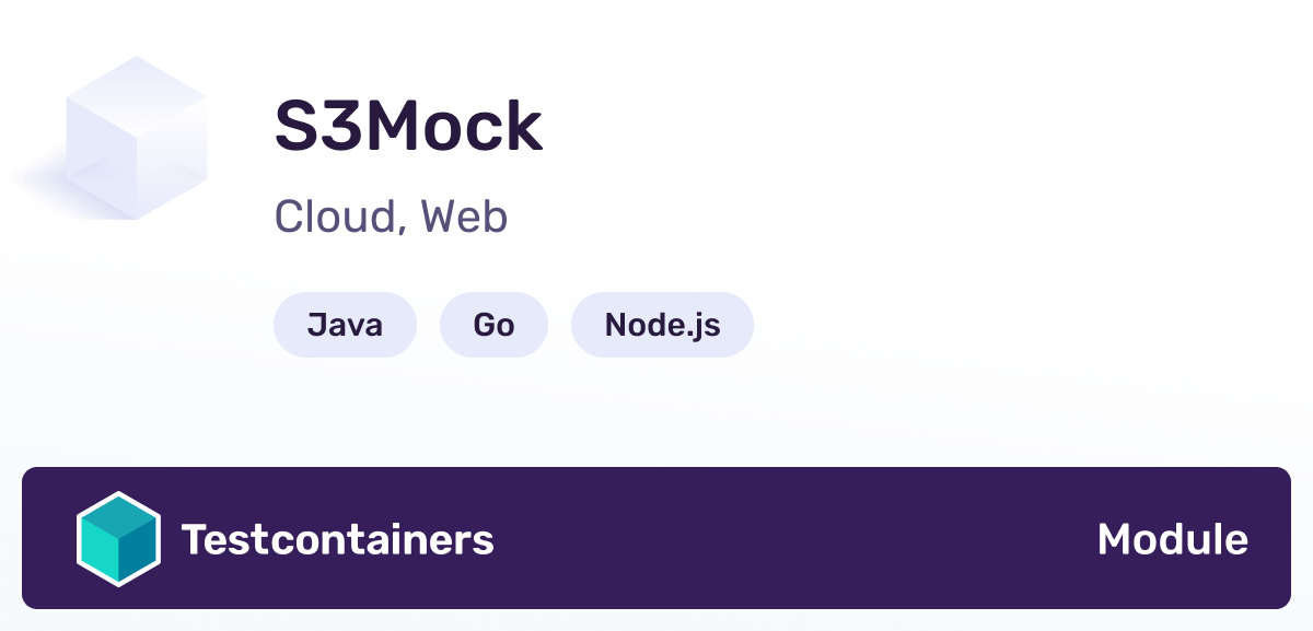 Testcontainers S3Mock Module