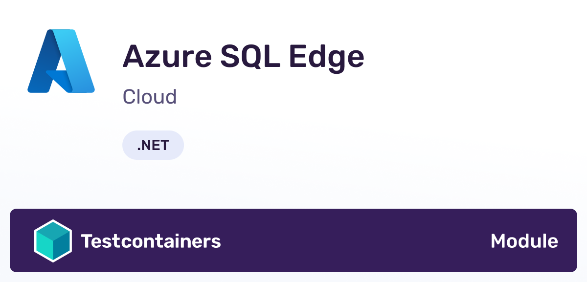 Testcontainers azure sql edge module